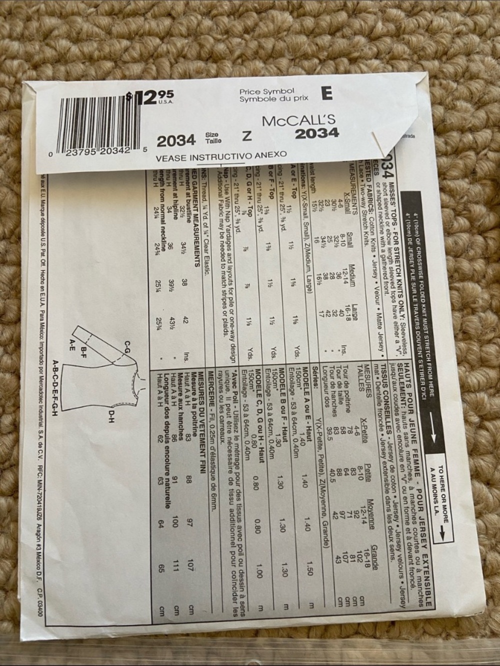 2 sewing patterns for husseyo - Picture 2 of 4